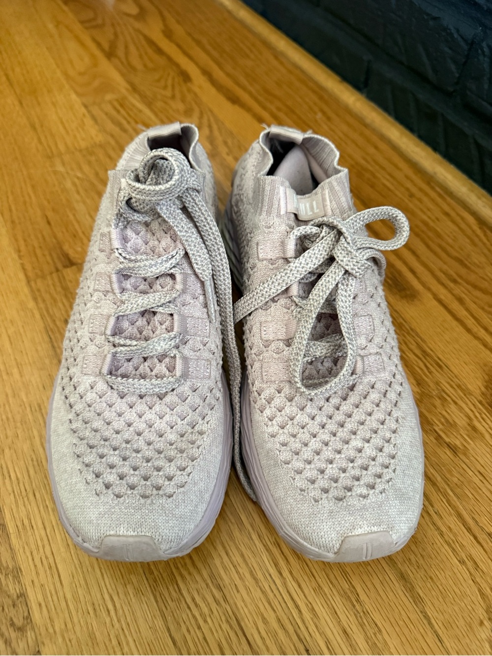 NOBULL Women's Knit Sneakers in Light Mauve